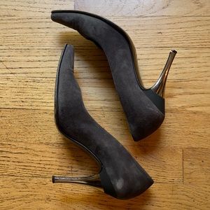 Charcoal grey baldinini heels